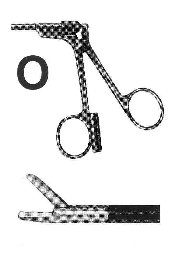 İZOLESİZ MAKAS O MODEL SAPLI  ÇAP : 5MM L:36CM